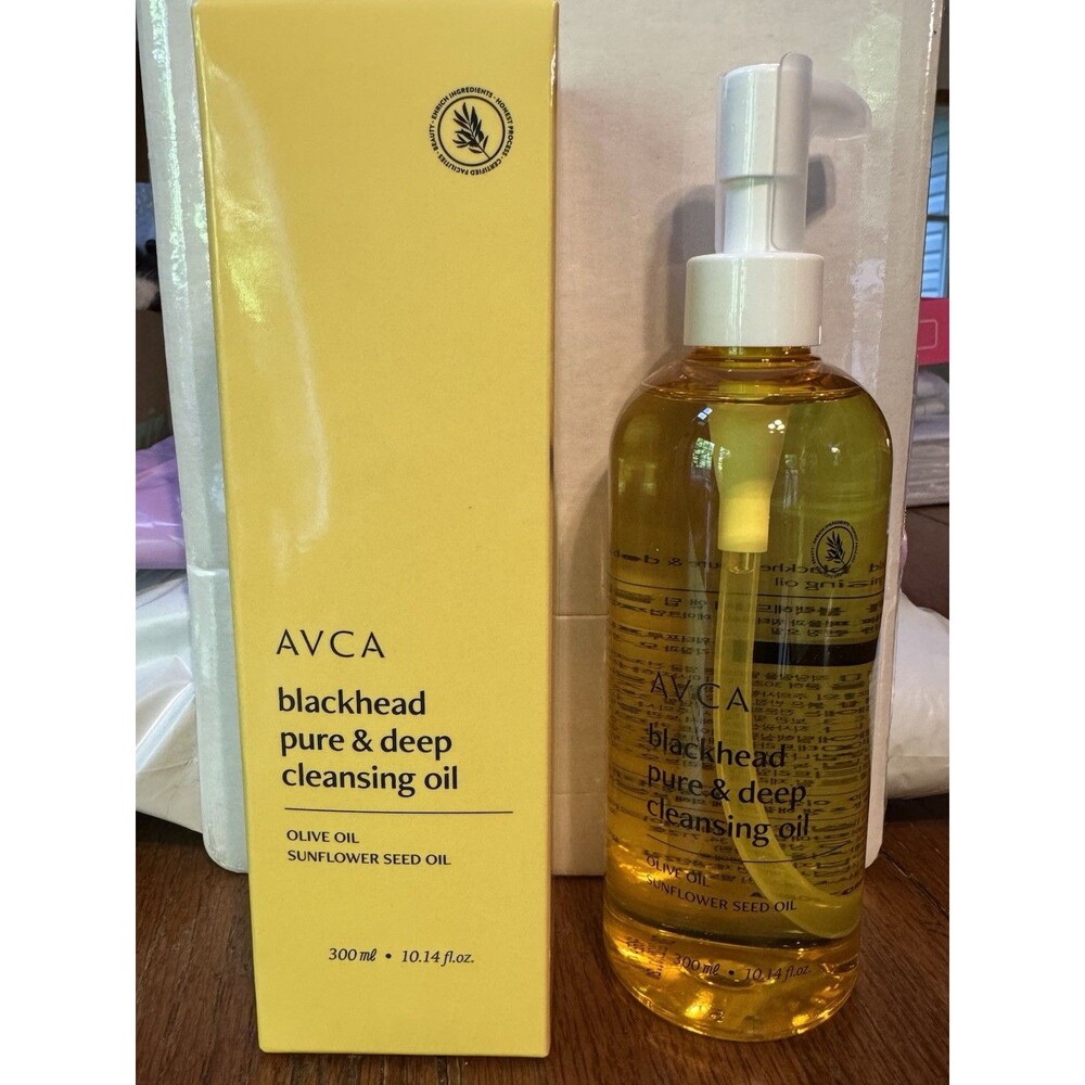 AVCA Blackhead Pure & Deep Cleansing Oil 300ml 10.14 ml New Face Wash